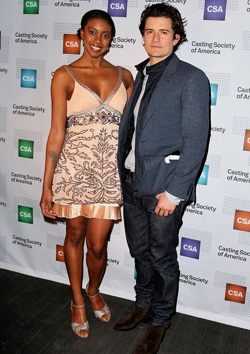 LOVERS OR FRIENDS? Condola Rashad & Orlando Bloom Cozy Up At Artios